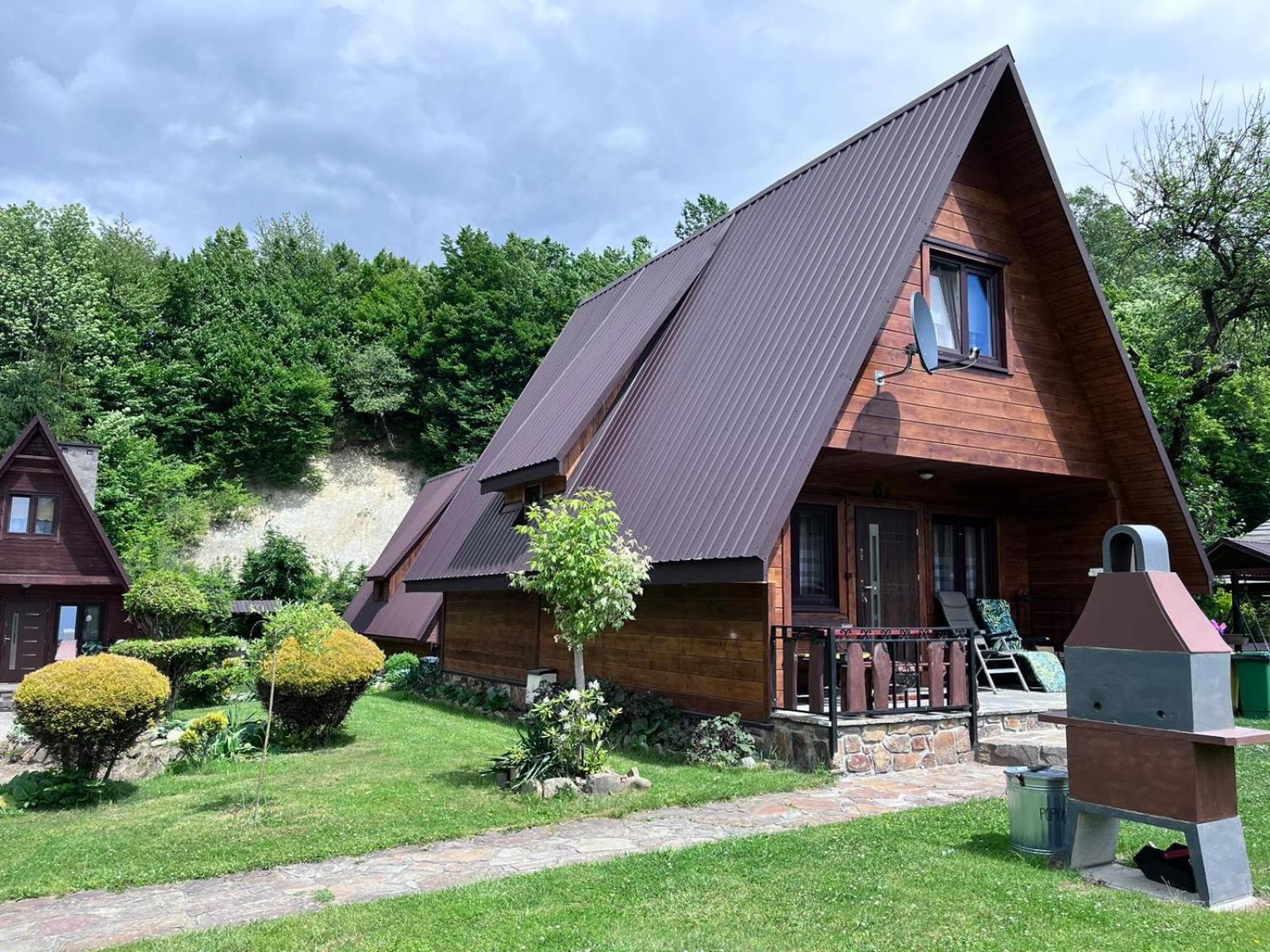 Domki Pod Skalka Baligród Exteriör bild