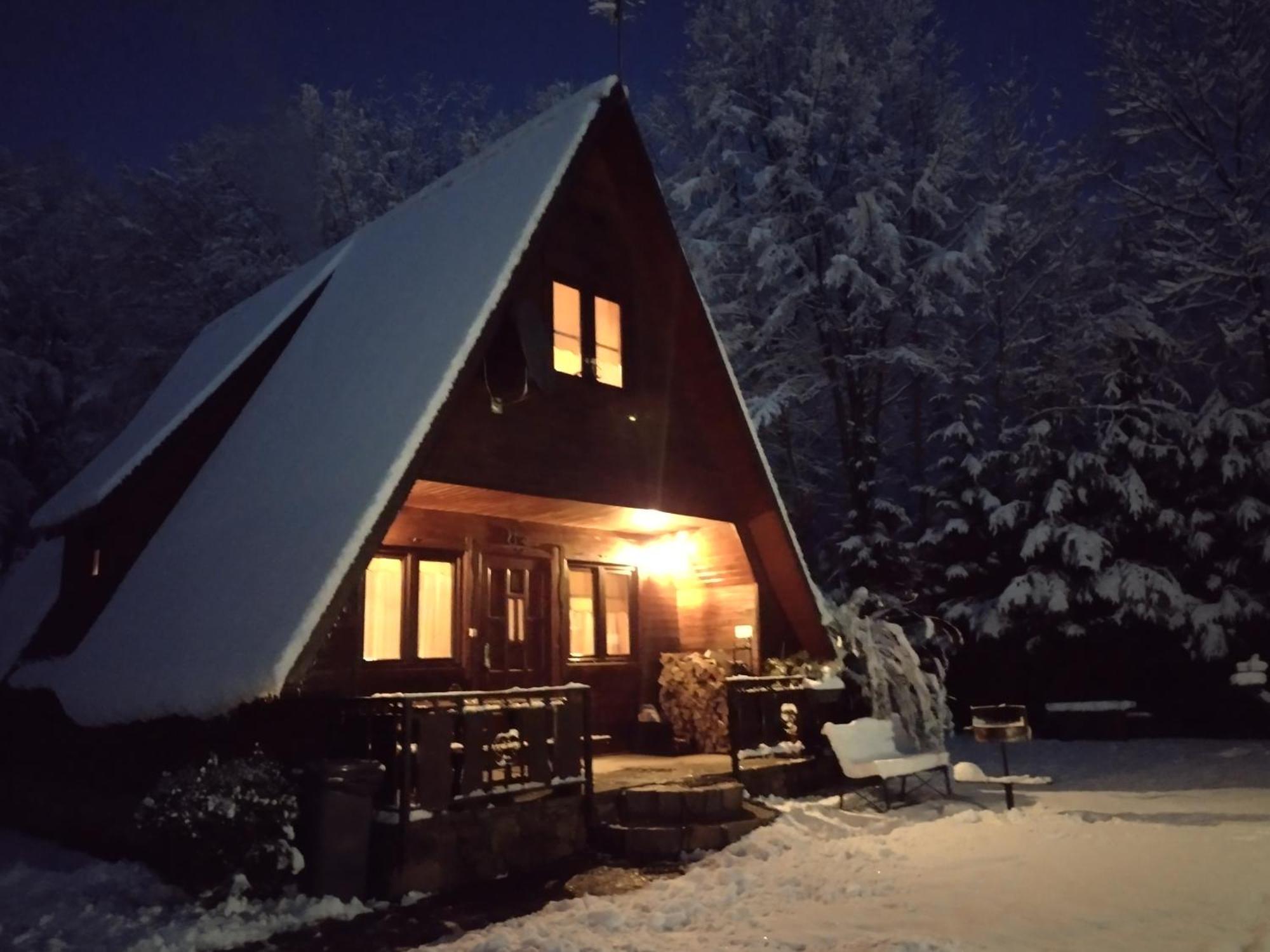 Domki Pod Skalka Baligród Exteriör bild